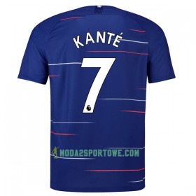 Koszulka Chelsea Kante 7 Domowe Stroje Piłkarskie 2018/19 Krótki Rękaw